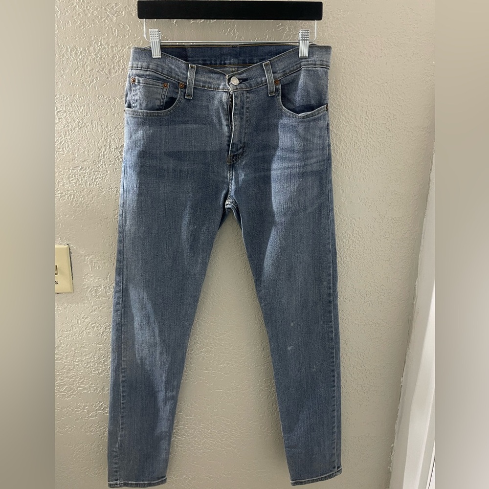 Levi’s‎ 512 Classic Blue Skinny Distressed Jeans for Men Size 30x32